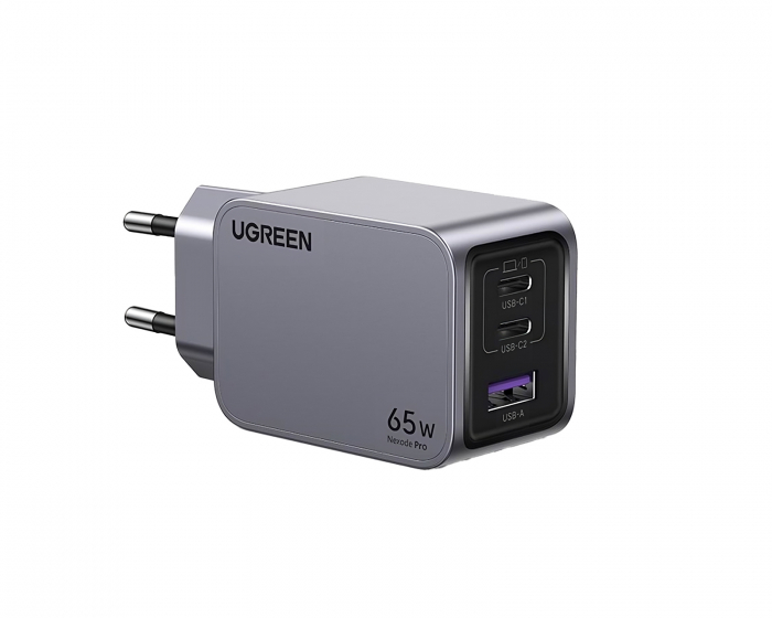 UGREEN Nexode Pro 65W 3-Ports GaN Ladegerät mit 100W USB-C Kabel