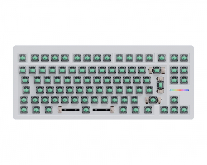 Wooting 80HE 80% Tastatur Zinc Alloy Weiß - ISO
