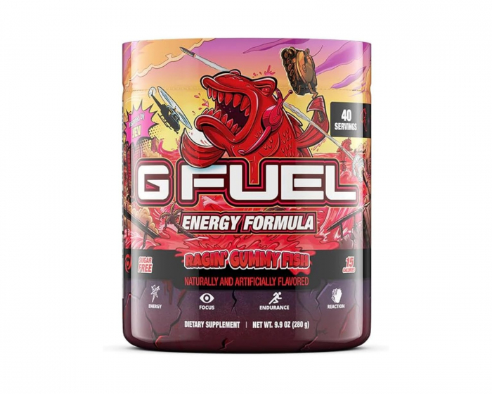 G FUEL Ragin' Gummy Fish Remastered - 40 Portionen