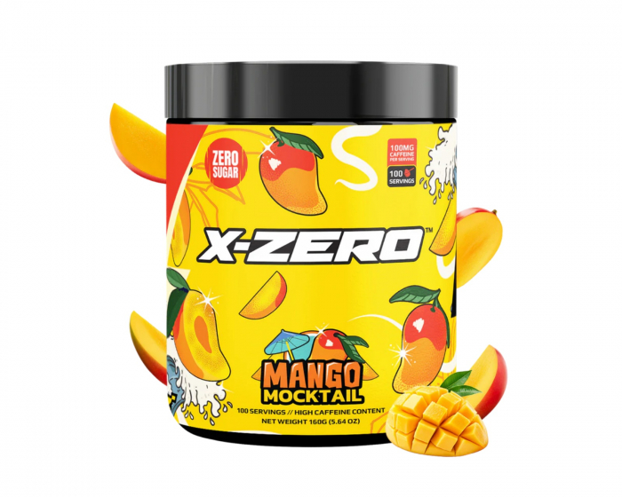 X-Gamer X-Zero Mango Mocktail - 100 Portionen