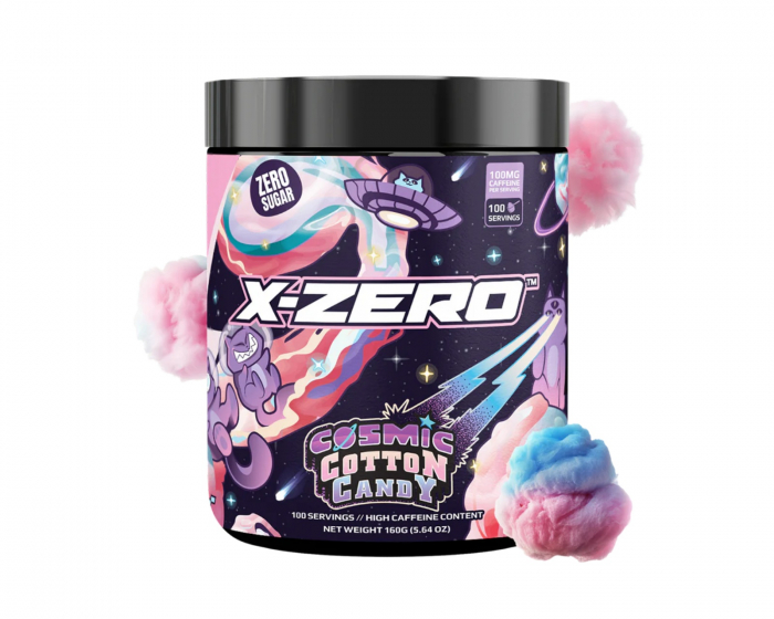X-Gamer X-Zero Cosmic Cotton Candy - 100 Portionen