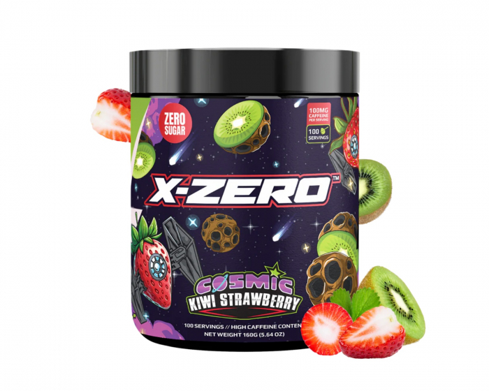 X-Gamer X-Zero Cosmic Kiwi Strawberry - 100 Portionen