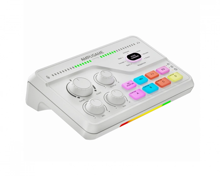 Fifine AmpliGame SC8 Audiomixer - Weiß