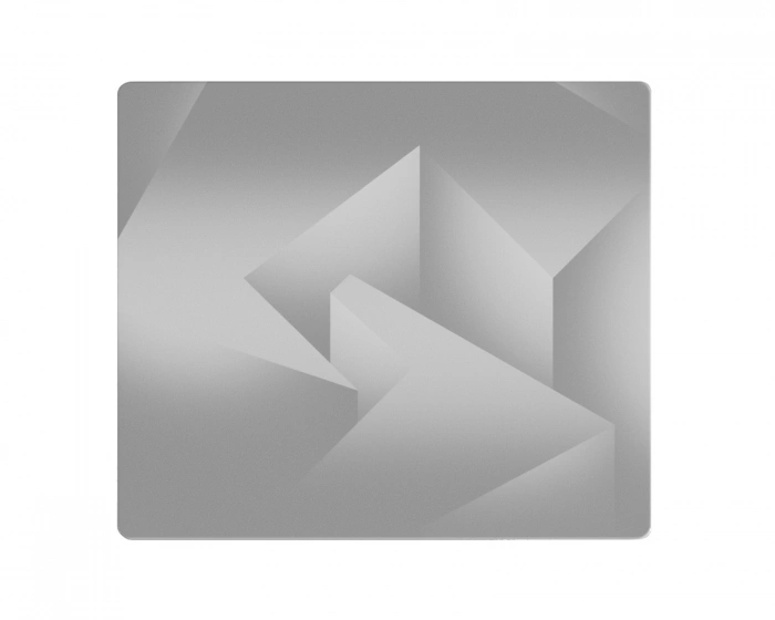 GLSSWRKS Polarity Series Glas Mauspad - XL - Weiß