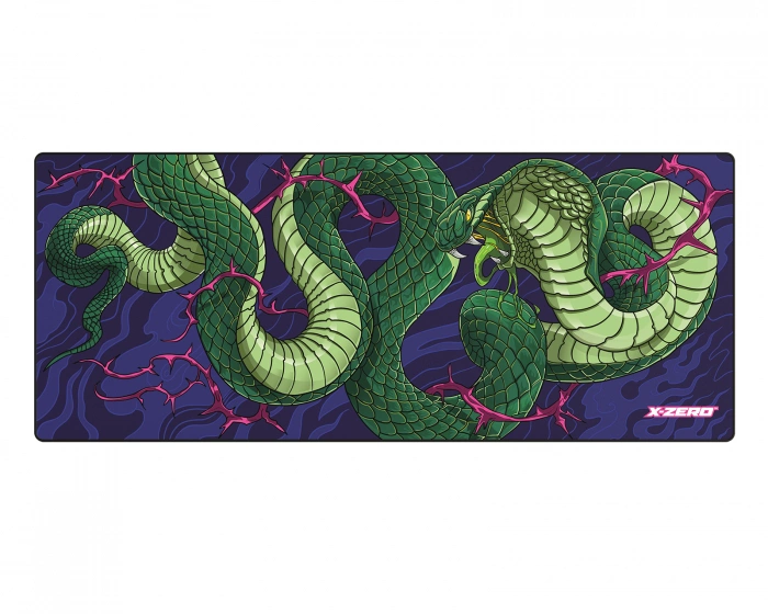X-Gamer The Green Snake Serpent Mauspad - XXL