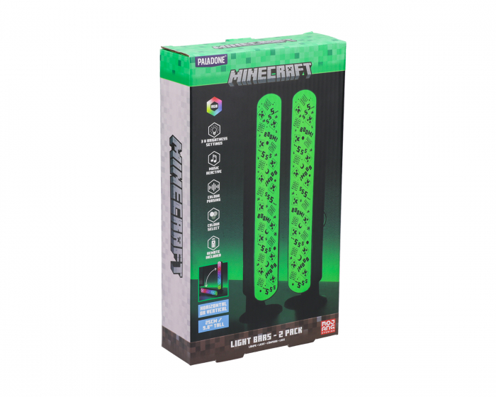 Paladone Minecraft Light Bars mit fernbedienung - 2 Stück