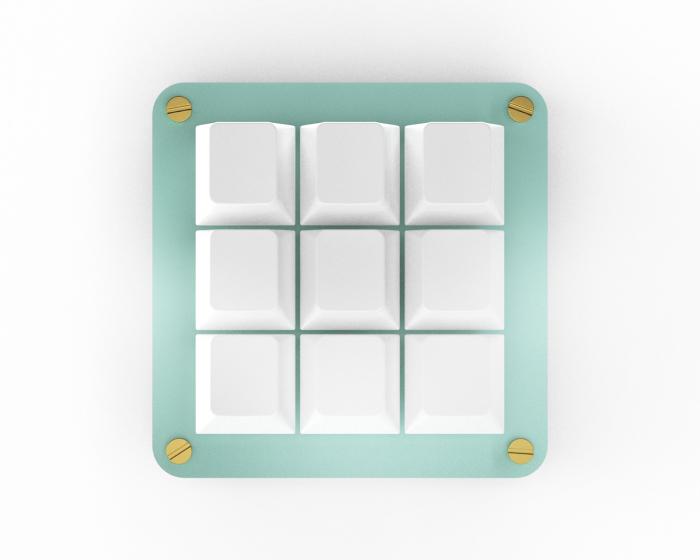 MaxCustom 9-Key MacroPad - Türkis