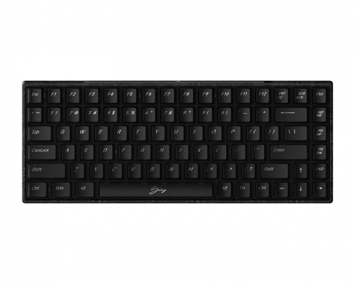 WLMouse YING75 HE Forged Carbon Fiber Tastatur - Schwarz [Gateron Nightfall]