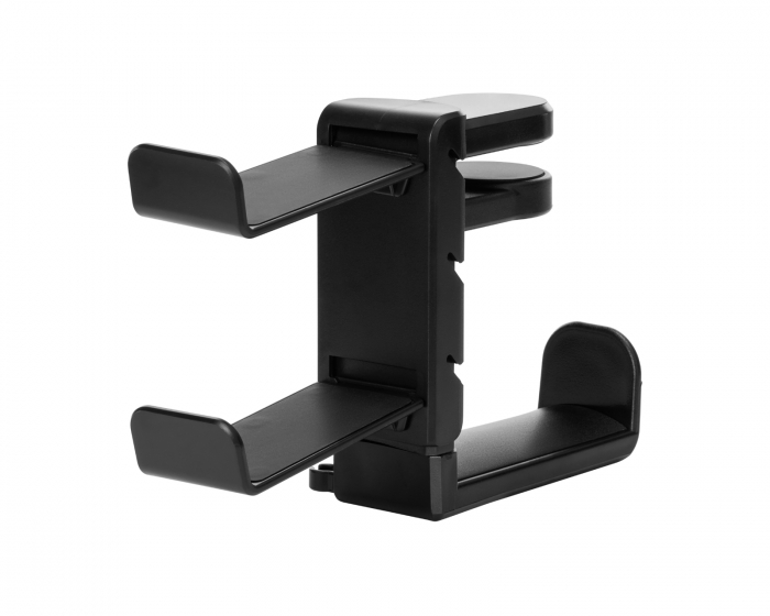 MaxMount Klemmbare Kopfhörer- und Controller-Halter - Schwarz