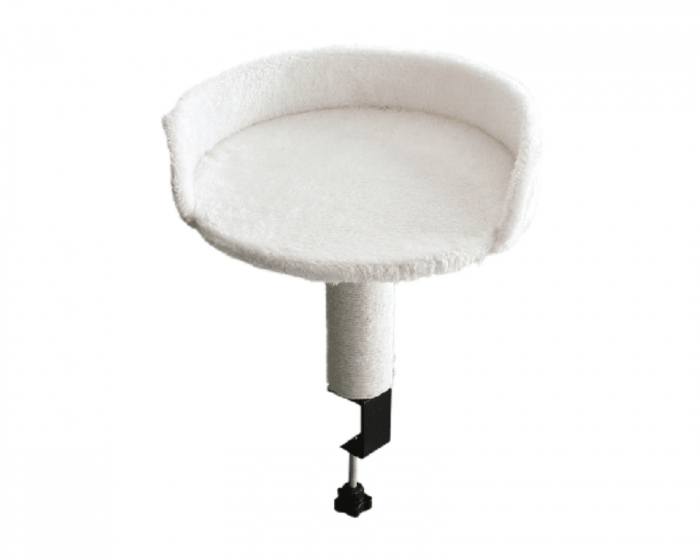 MaxMount Tischmontiertes Katzenbett - Weiß