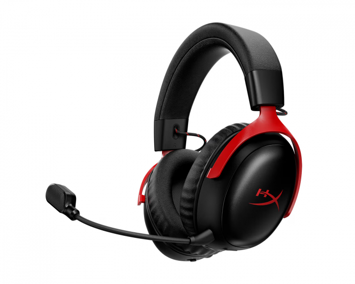HyperX Cloud III S Drahtloses Headset - Rot/Schwarz