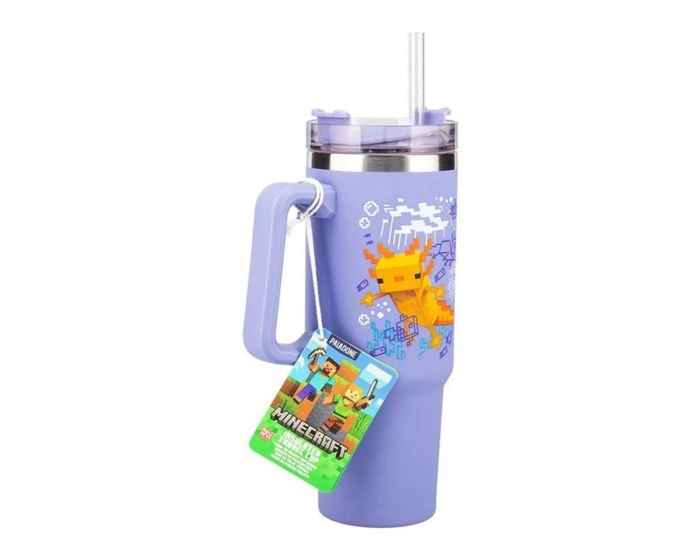Paladone Minecraft Tumbler Becher 900ml - Lila