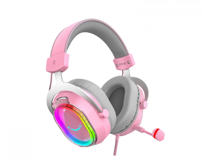 Fifine H13 Gaming Headset - Rosa