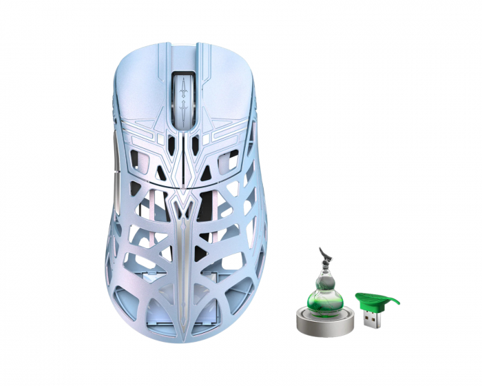 WLMouse x The Swords Magnesium Kabellose Gaming-Maus [OMRON] - Ice Blue