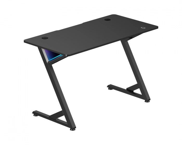 MaxMount InfinityGlow Gaming Schreibtisch (120x60) - Schwarz