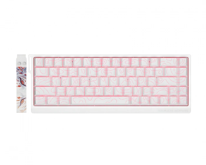 FGG MAD60 Flagship HE ANSI Tastatur [Magnetic Amber PRO] - Weiß