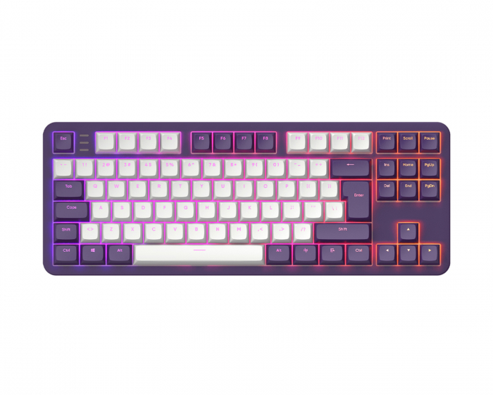 Dark Project ALU87 RGB Gaming Tastatur - Violett [g3ms Sapphire]