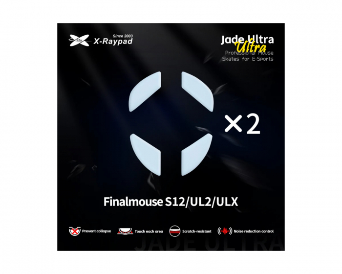 X-raypad Jade Ultra Skates für Final Mouse S12/UL2/ULX