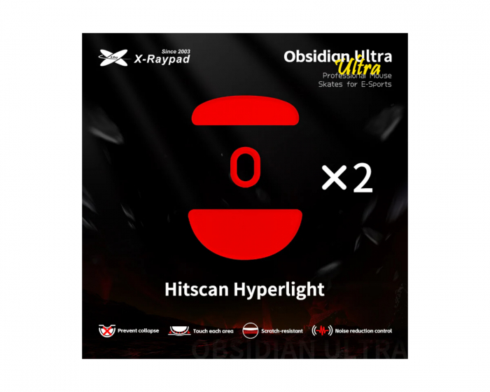 X-raypad Obsidian Ultra Skates für Hitscan Hyperlight
