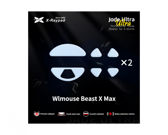 X-raypad Jade Ultra Skates für WLmouse Beast X Max