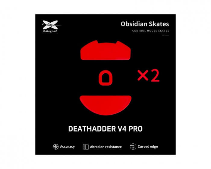 X-raypad Obsidian Skates für Razer Deathadder V4 PRO