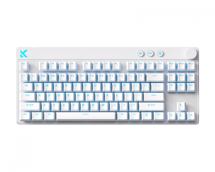 MCHOSE Mix 87 Hall-Effekt-Magnetisches Gaming-Tastatur ANSI - Weiß