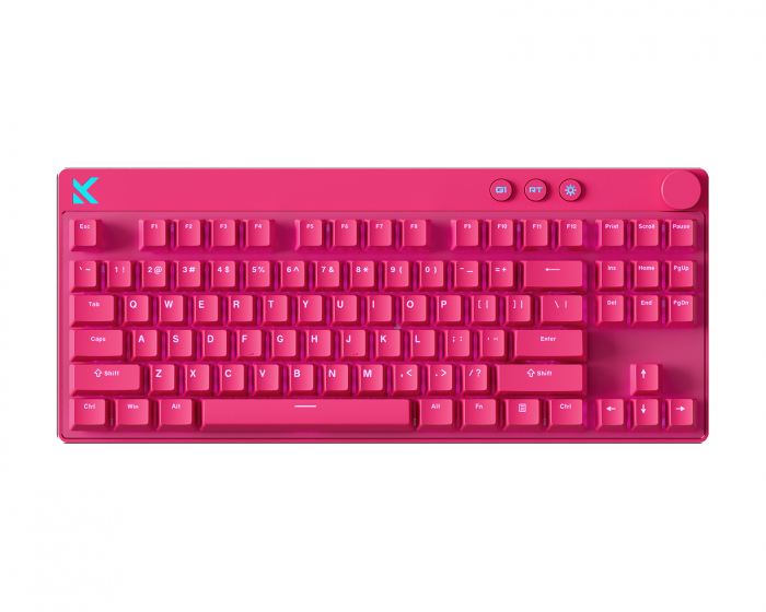 MCHOSE Mix 87 Hall-Effekt-Magnetisches Gaming-Tastatur ANSI - Rose Red