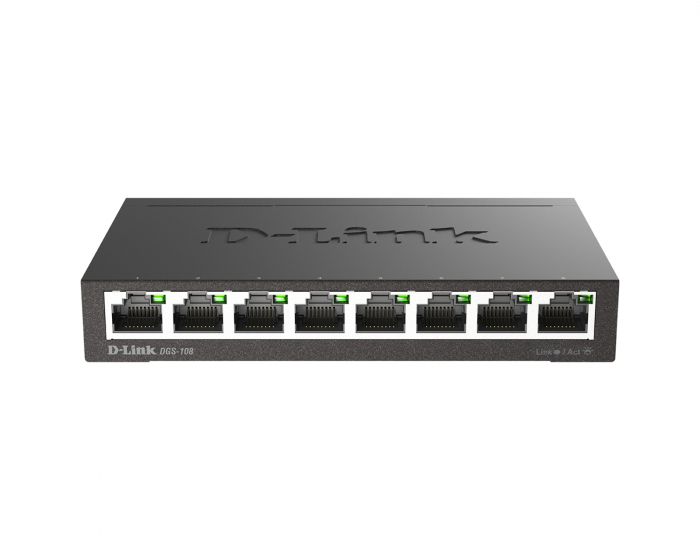 D-Link DGS-108 8-Port Gigabit Netzwerkswitch