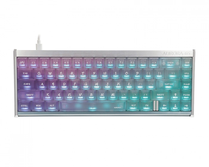 IPI Aurora 65 HE Tastatur - Silber/Blau