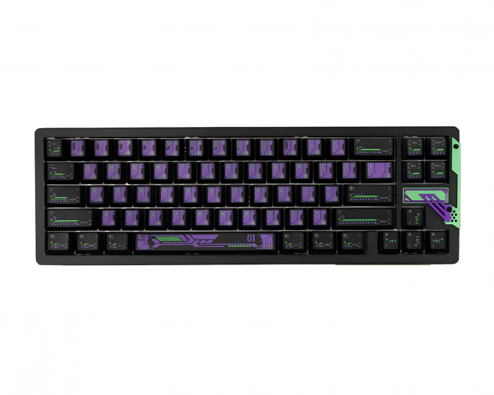 Chilkey Slice68 HE Gaming-Tastatur [WS Flux Clacky] - Lila