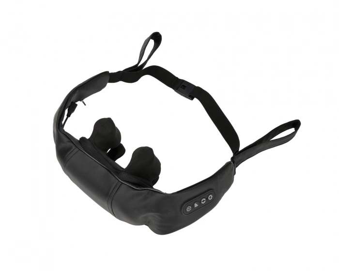 MaxLife Shiatsu Nacken- und Rückenmassagegerät mit Wärme – Schwarz