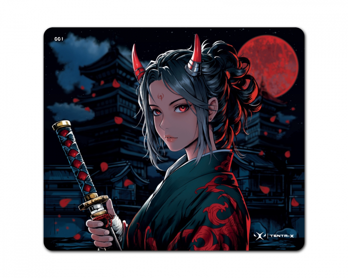 Tenta-X Oni's Oath Glas-Mauspad - Limitierte Auflage - Standard