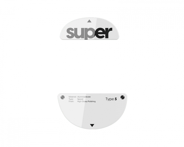 Superglide Glass Skates Typ-S für JV-X - Weiß