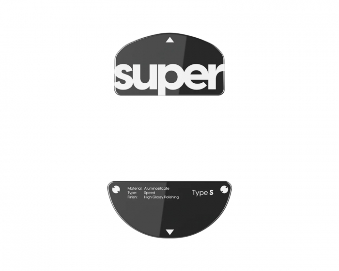 Superglide Glass Skates Type-S für Susanto-X - Schwarz