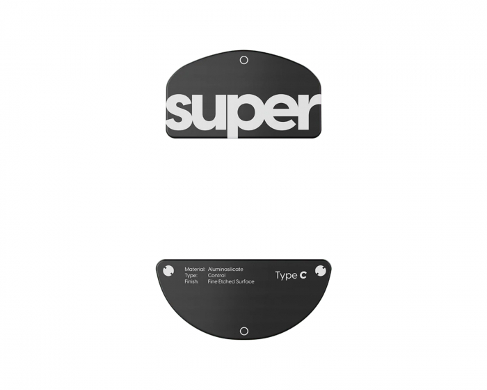 Superglide Glas Skates Typ-C für Susanto-X - Schwarz