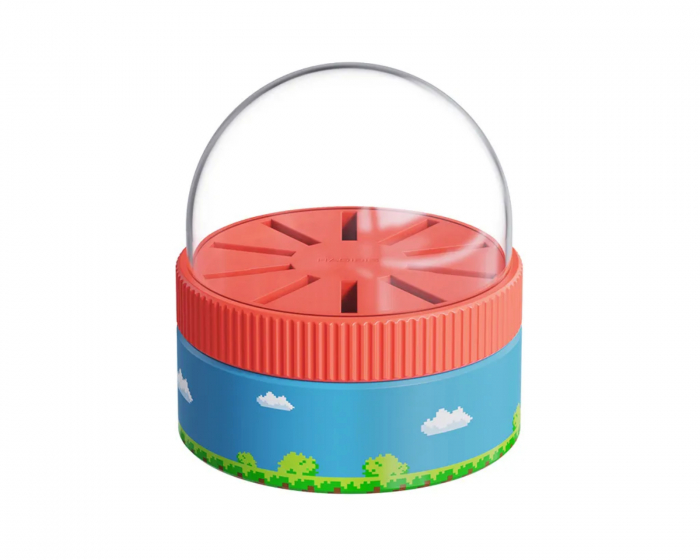 Hagibis Drehbare Spielkartenhülle für Nintendo Switch – Rot/Blau