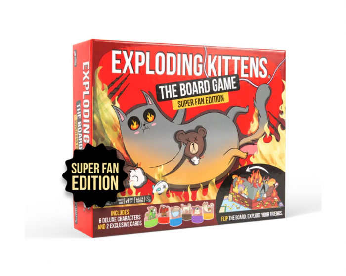  Exploding Kittens: The Board Game - Super Fan Edition (English)
