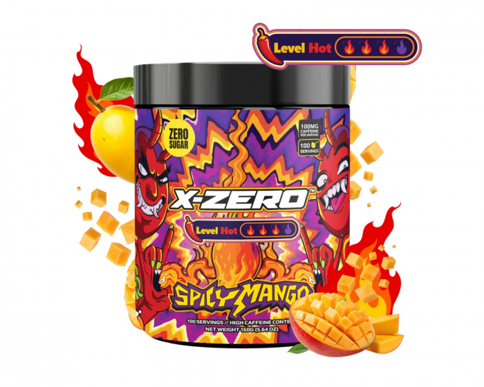 X-Gamer X-Zero Spicy Mango - 100 Portionen