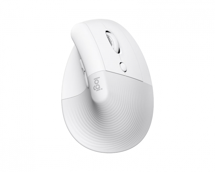 Logitech Lift Vertikale Ergonomische Maus - Weiß