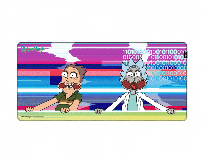  Ricky und Morty - Glitched - Gaming-Mauspad - XL
