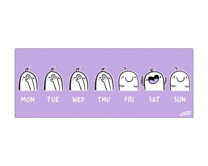 Evensteven Gaming Mauspad - WEEKDAYS