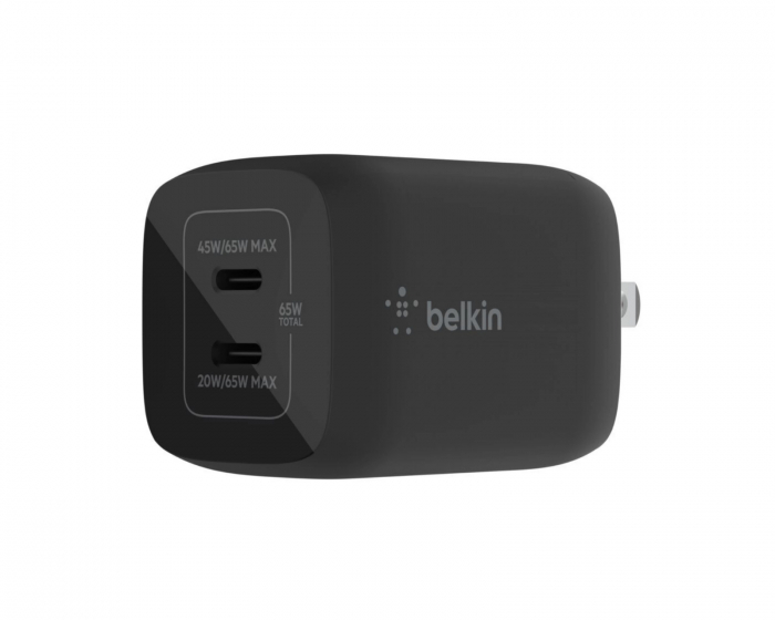 Belkin 65W Dual GaN USB-C Wandladegerät