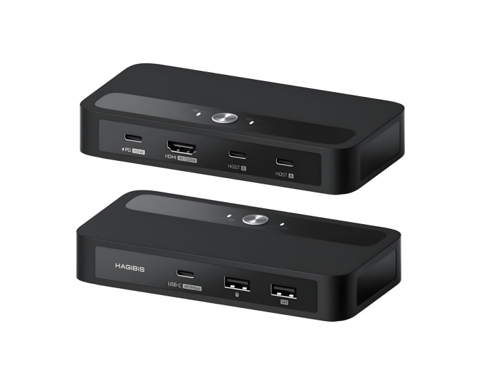 Hagibis 4K USB-C KVM Switch Hub