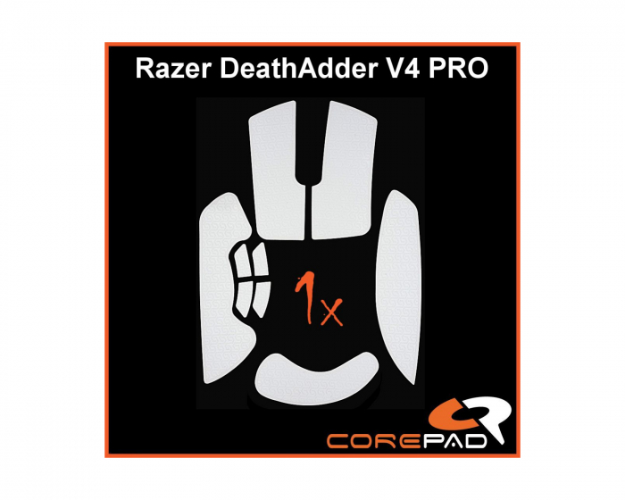 Corepad Soft Grips für Razer DeathAdder V4 PRO - Weiß