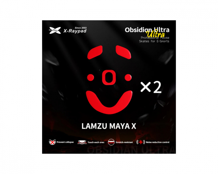 X-raypad Obsidian Ultra Skates für Lamzu Maya X