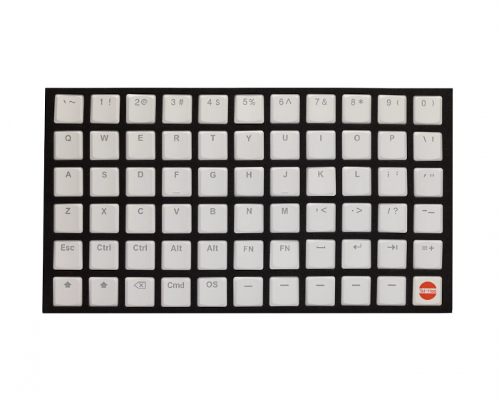 Tai-Hao THT Doubleshot PBT Backlit Low-Profile 65-Key - MX - Weiß