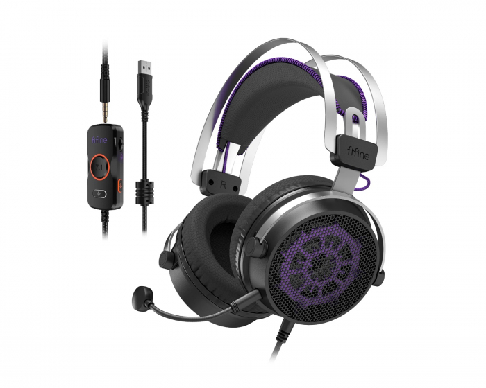 Fifine H18V Gaming-Headset - Schwarz
