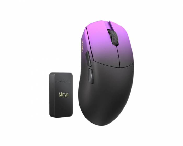 Lamzu Maya Kabellose Gaming-Maus – Purple Shadow [Champion Edition]