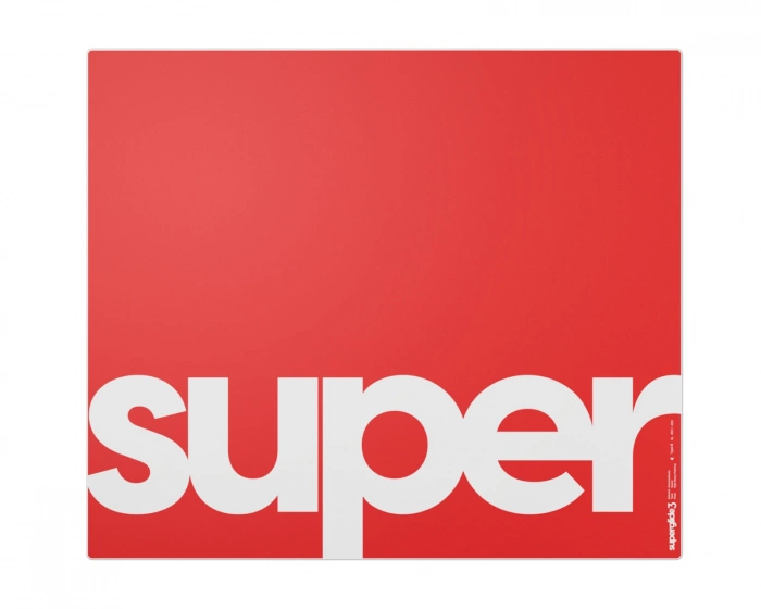 Superglide Glasmatte v3 XL - Type-S - Rot
