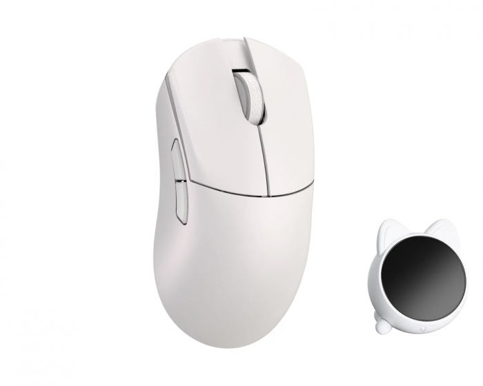 WLMouse Huan Stainless Magnesium Alloy Kabellose Gaming-Maus - Weiß